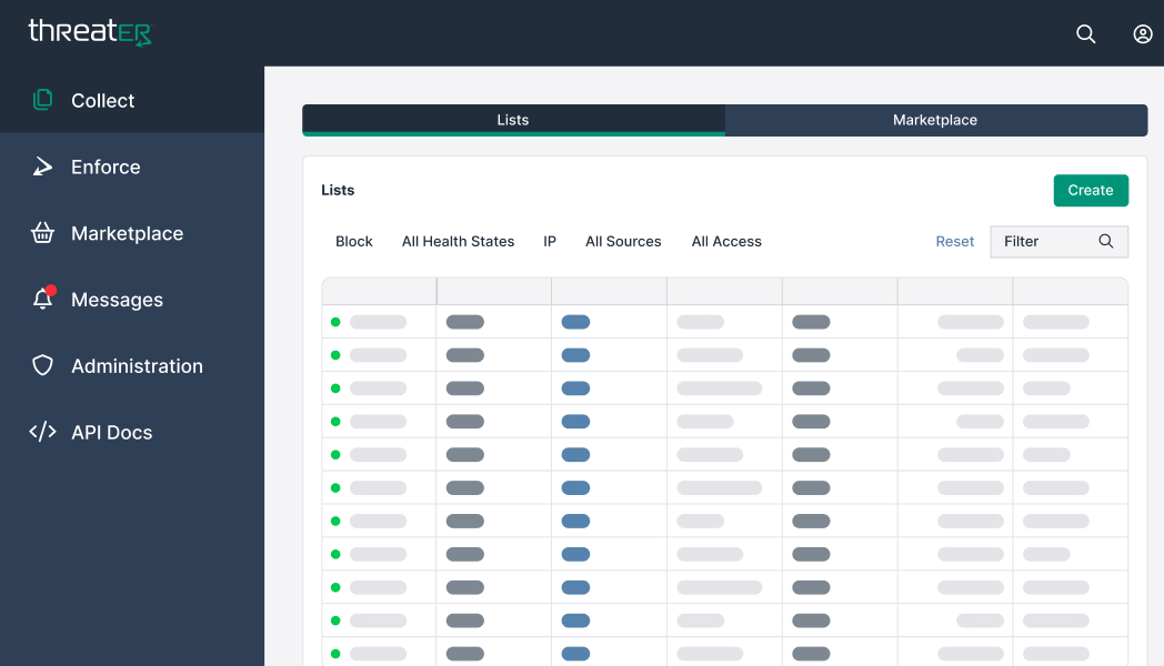 Graphic showing an admin area