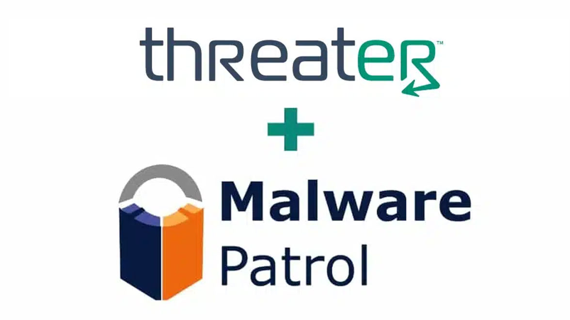 Threater + Malware Patrol vertical logos