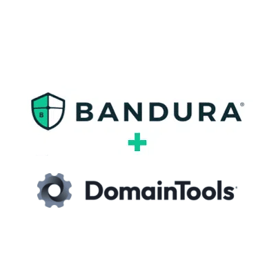 Bandura + DomainTools logos