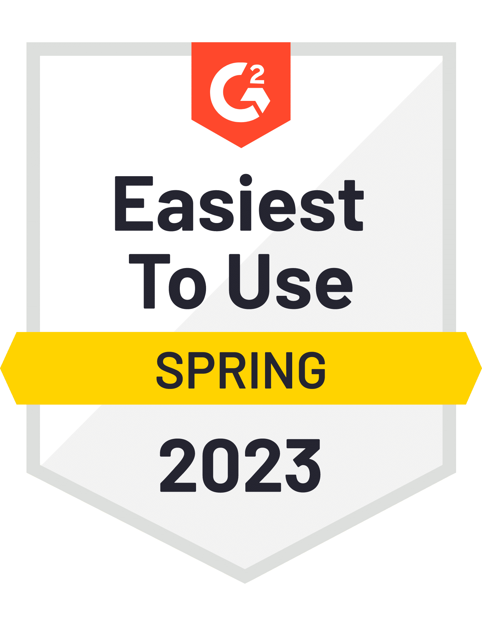 Easiest to Use Spring 2023 G2 Award