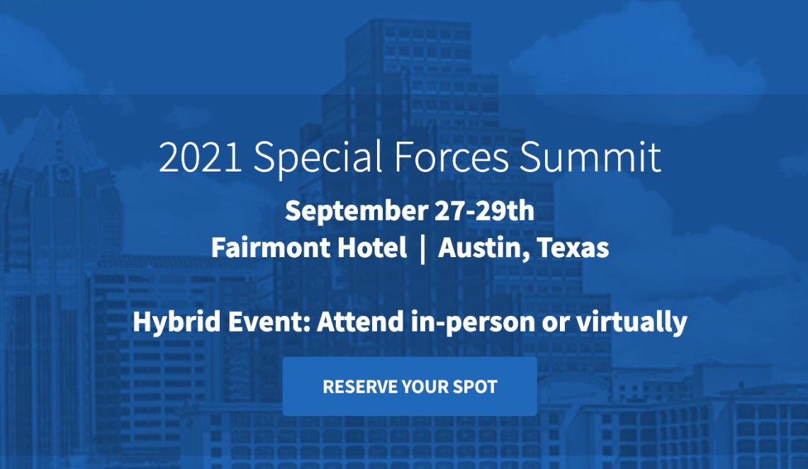 2021 Special Forces Summit Announcement