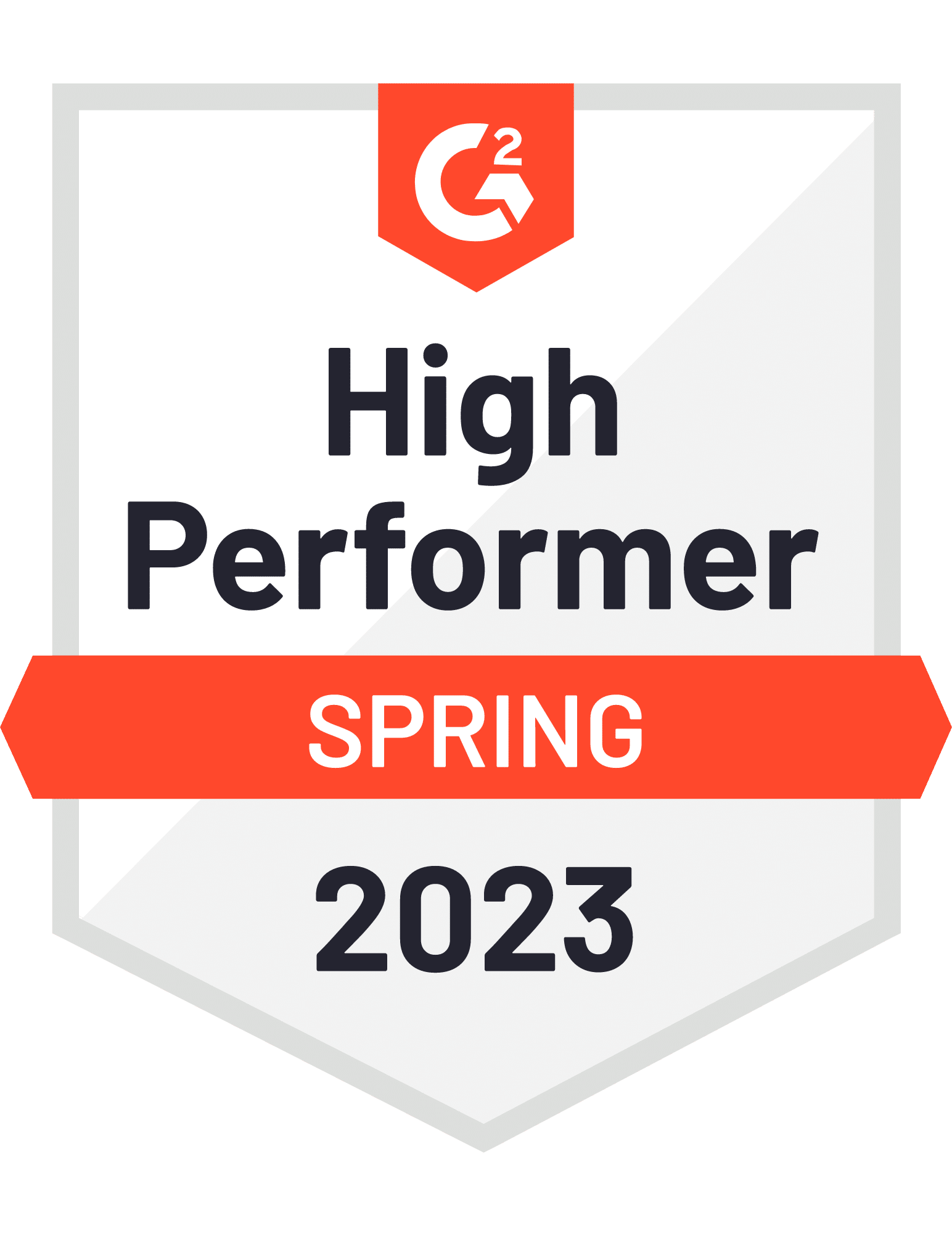 High Performer Spring 2023 G2 Award