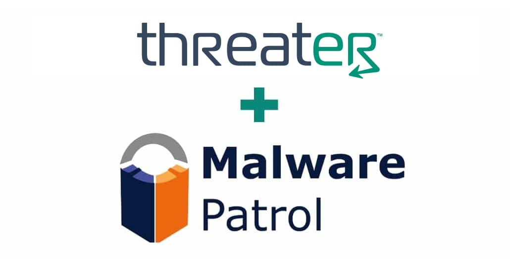 Threater + Malware Patrol vertical logos